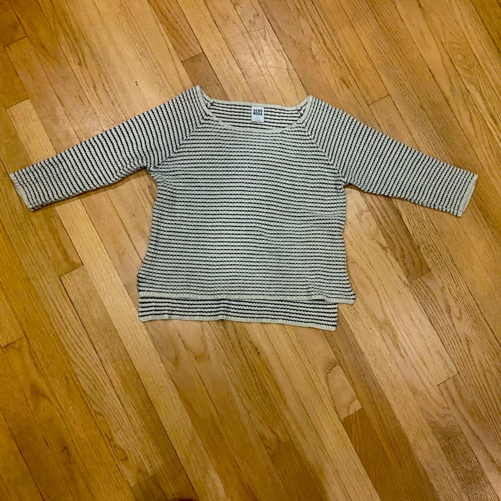 VERO MODA-three-quarter length sleeve knitted sweater